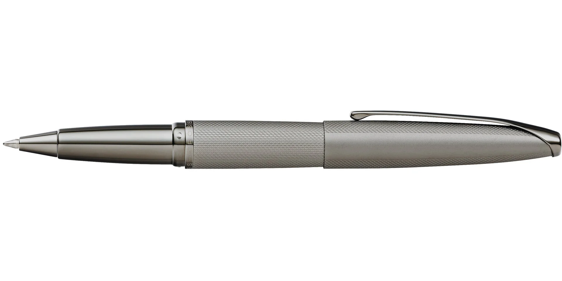 ATX® Sandblasted Titanium Gray Rollerball Pen - Image 4