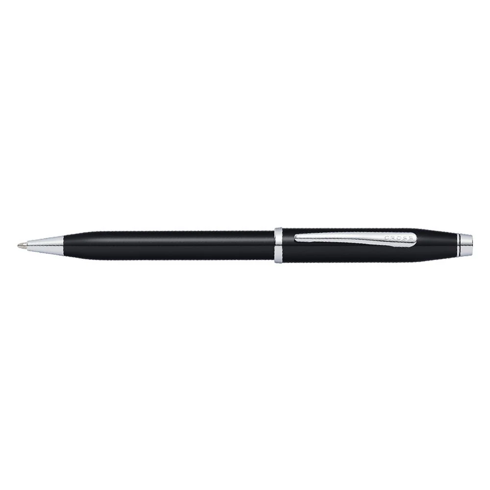Century® II Black Lacquer Ballpoint Pen - Image 3