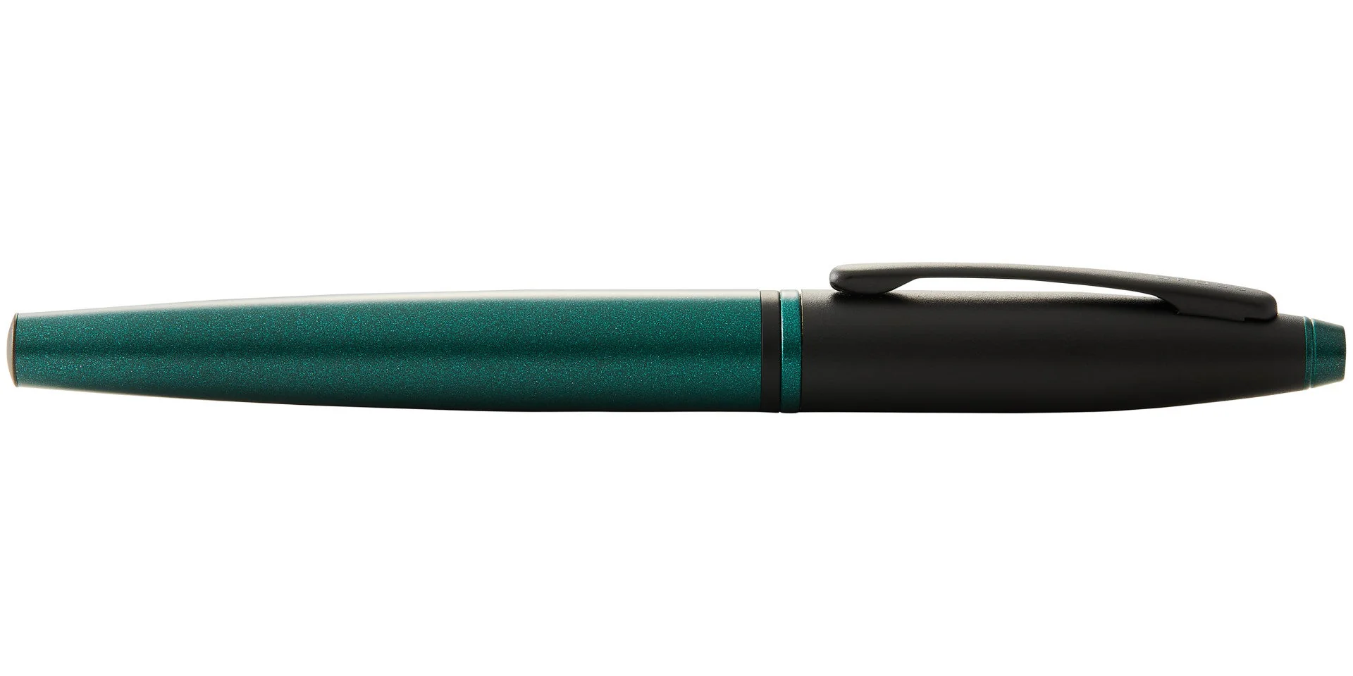 Calais™ Matte Green and Black Lacquer Rollerball Pen - Image 6
