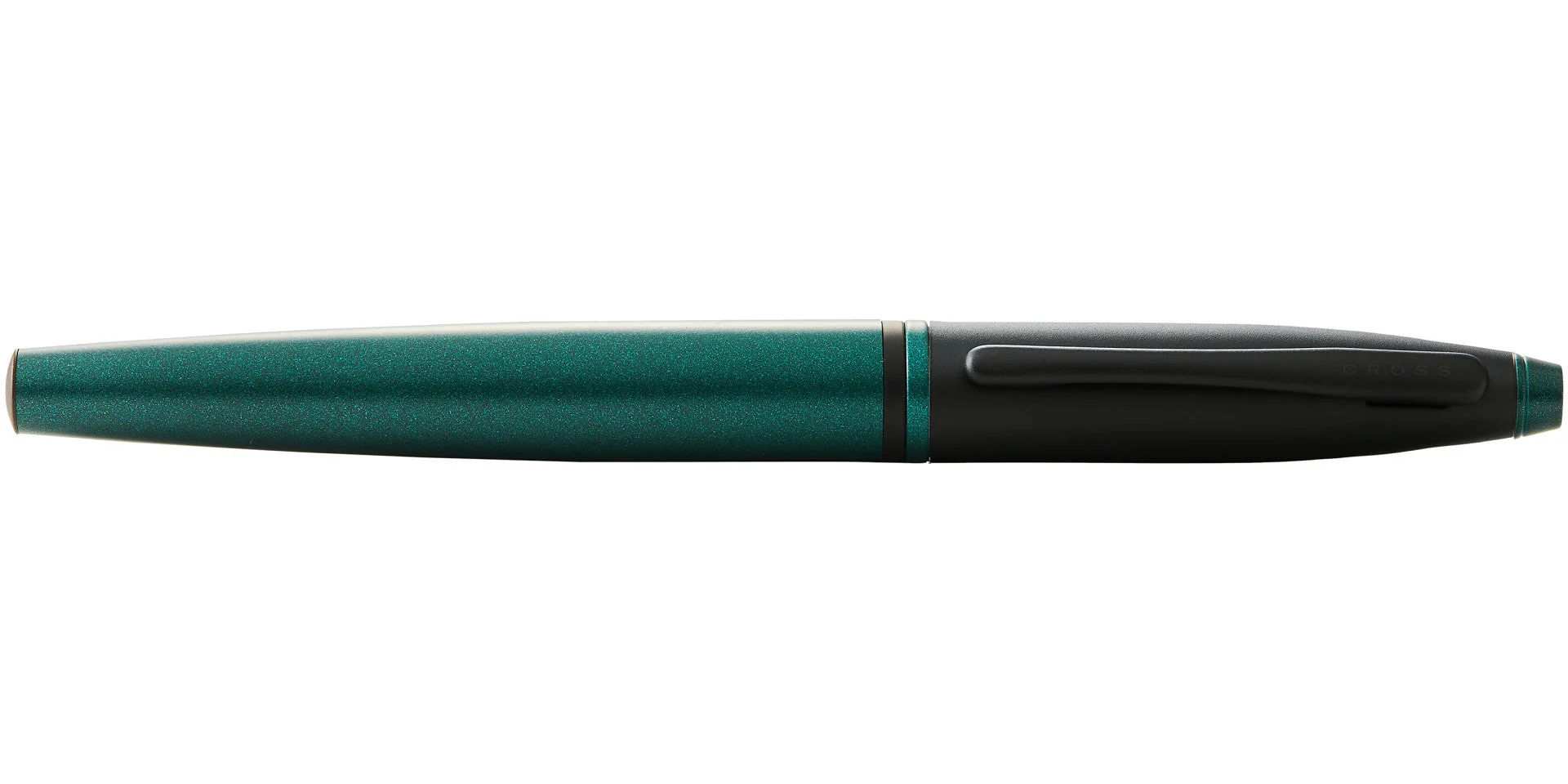 Calais™ Matte Green and Black Lacquer Fine Nib Fountain Pen - Image 5