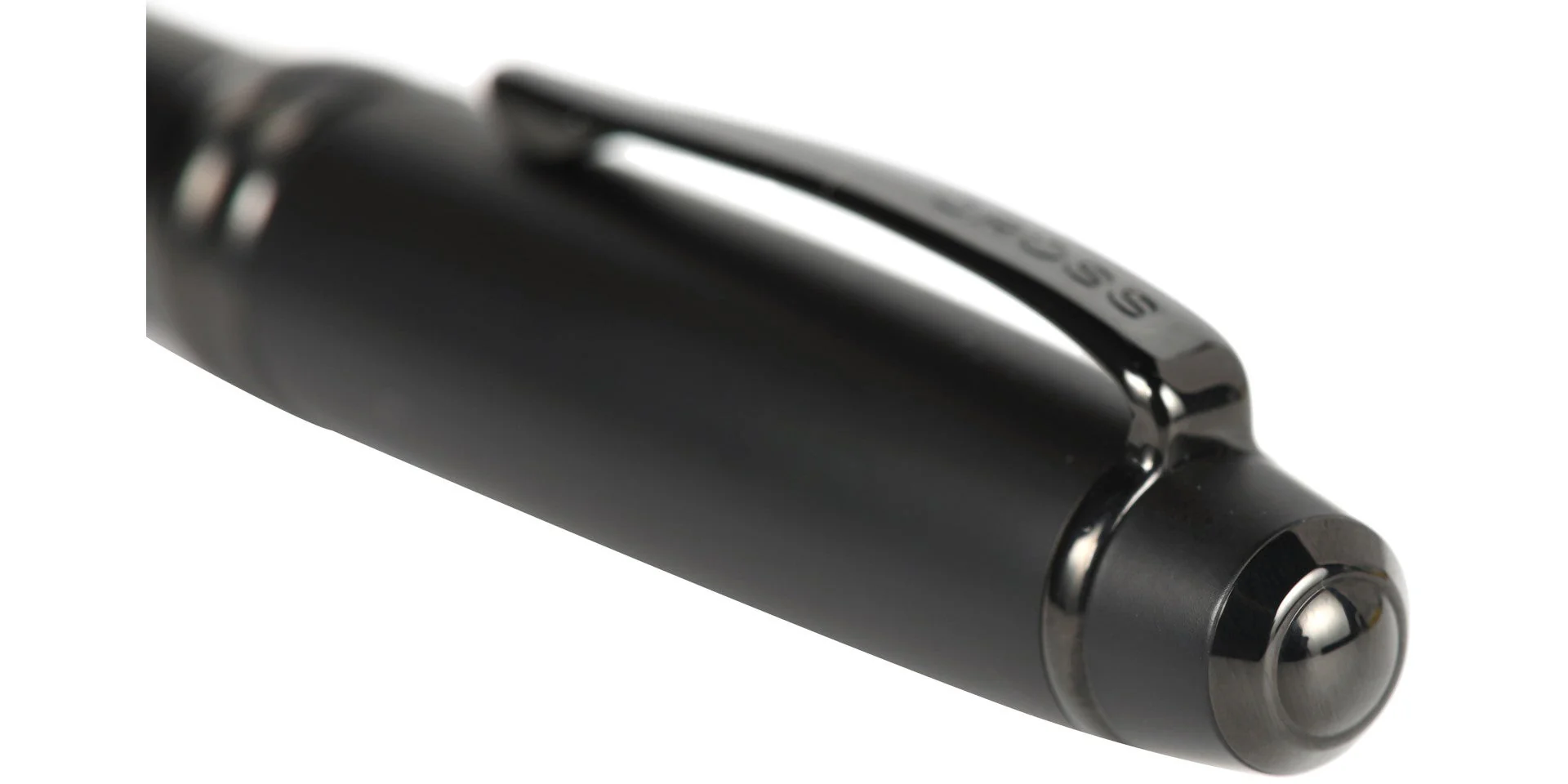 Bailey™ Matte Black Lacquer Ballpoint Pen - Image 3