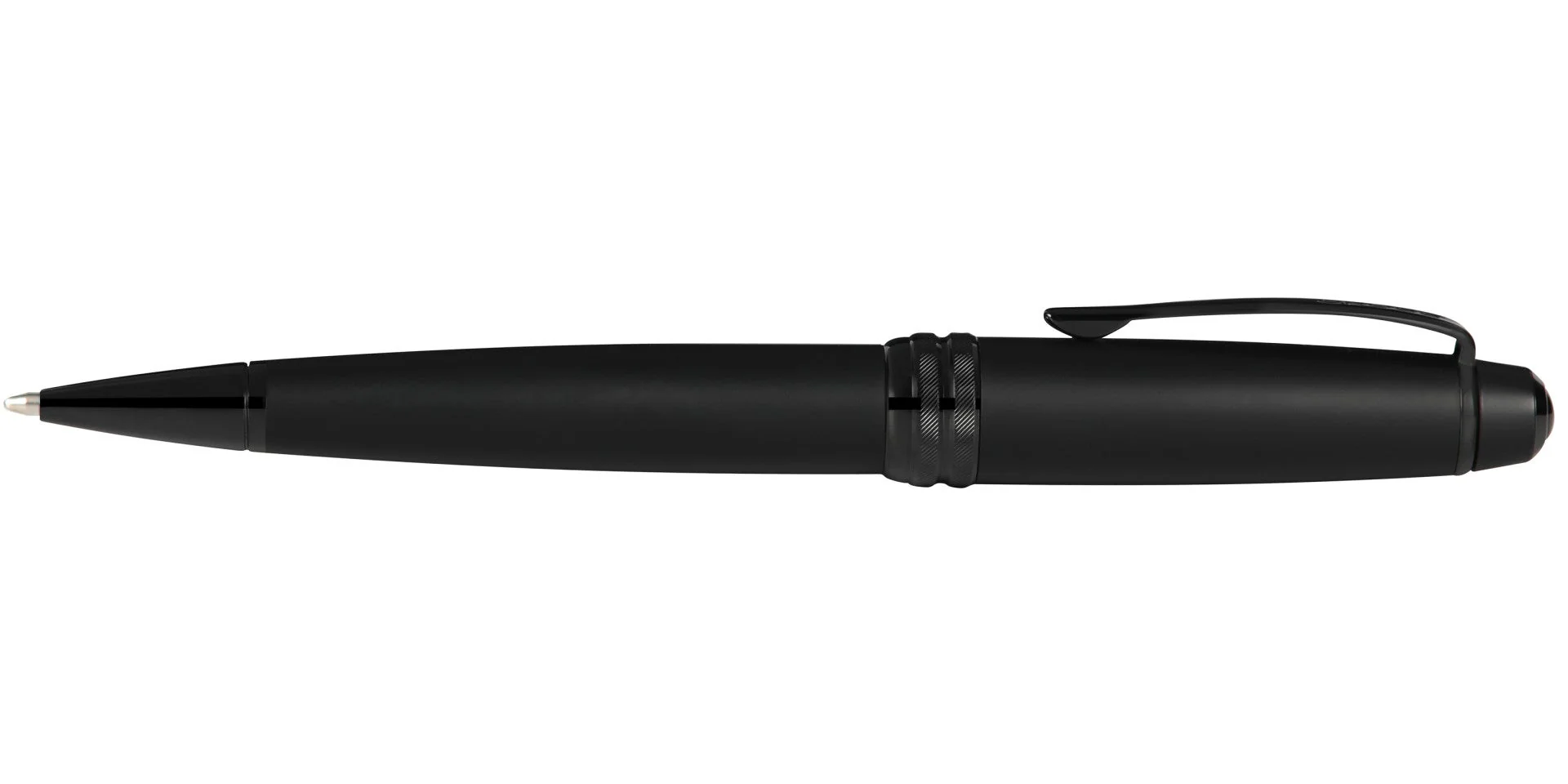 Bailey™ Matte Black Lacquer Ballpoint Pen - Image 5