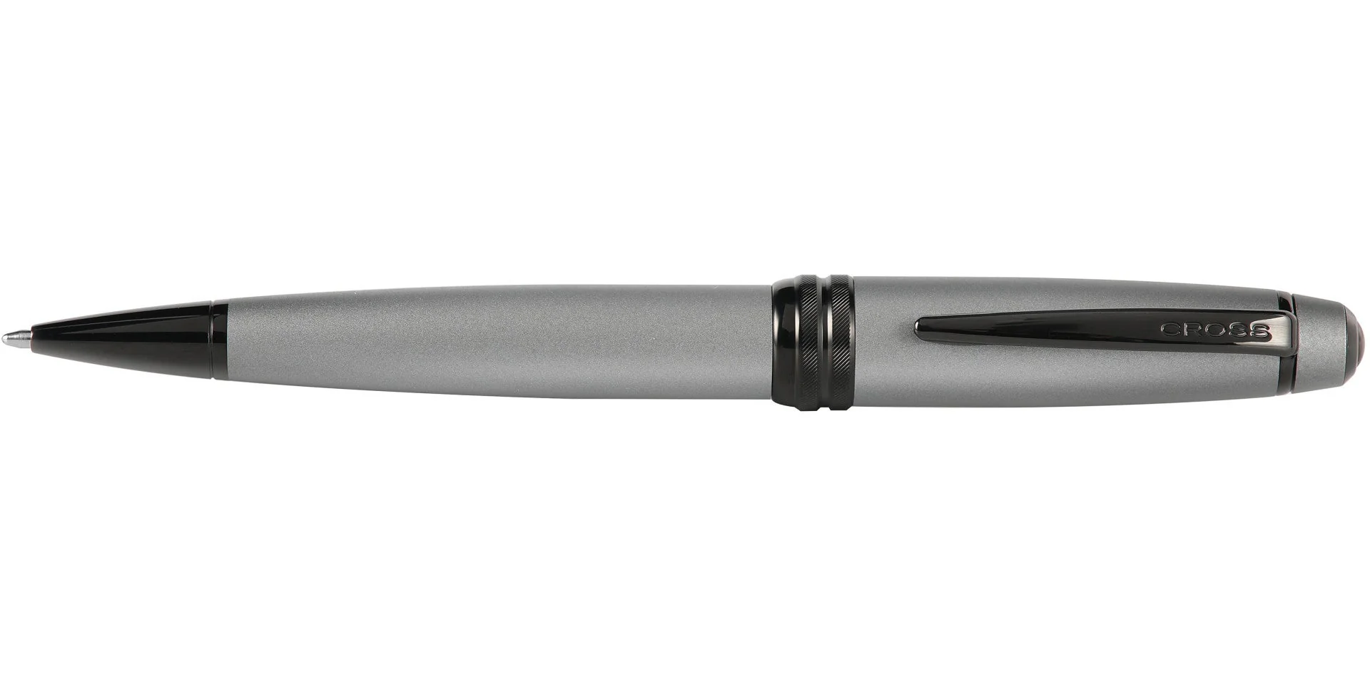Bailey™ Matte Gray Lacquer Ballpoint Pen - Image 4