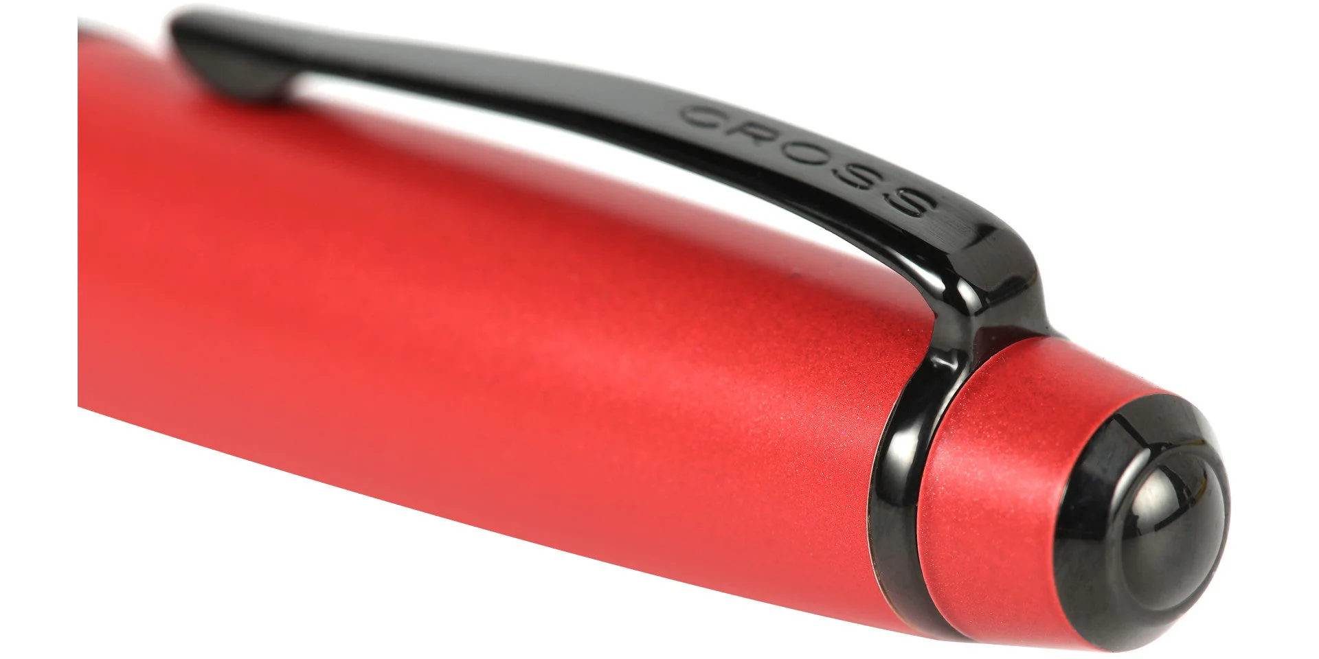 Bailey™ Matte Red Lacquer Ballpoint Pen - Image 3