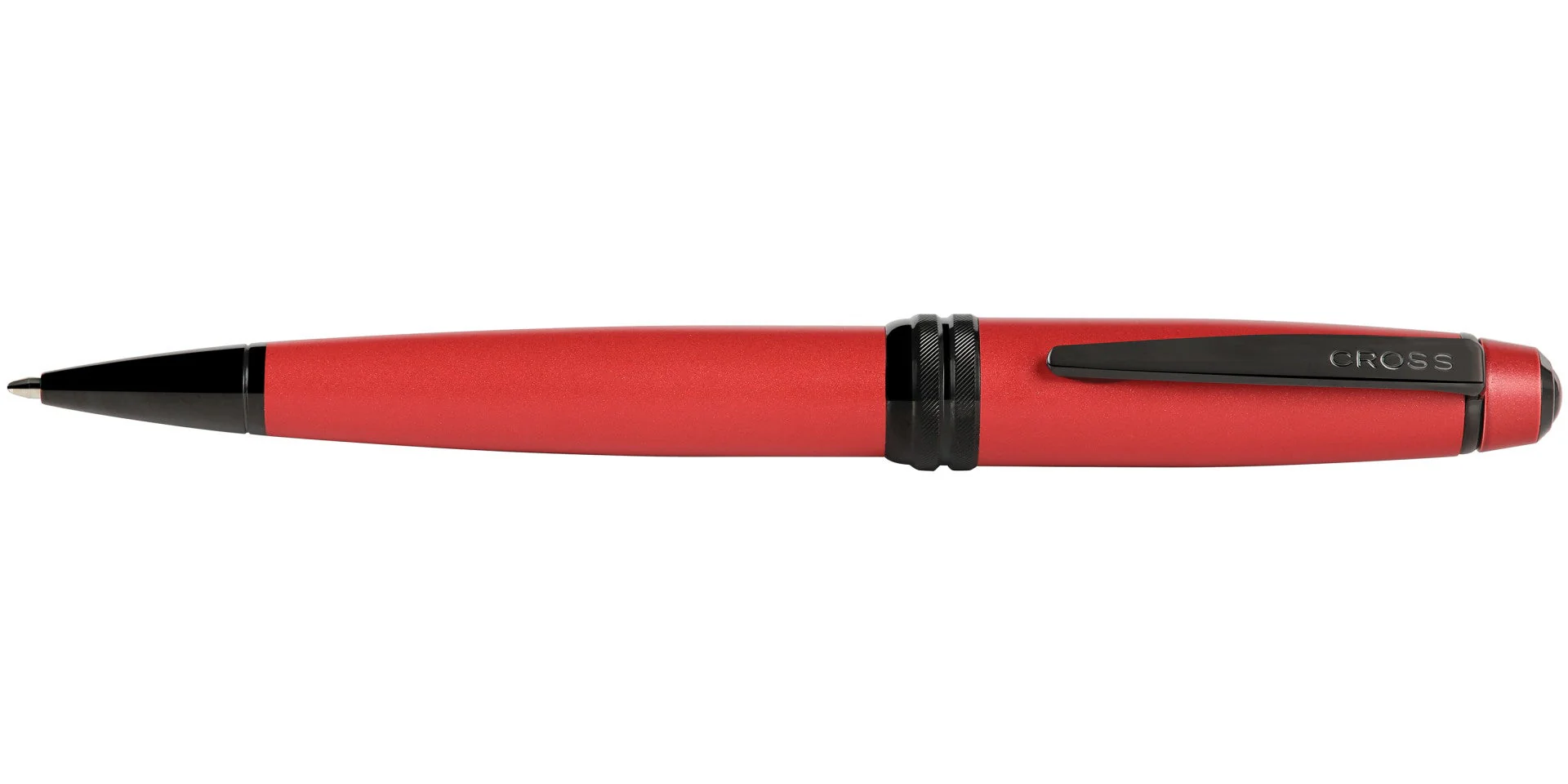 Bailey™ Matte Red Lacquer Ballpoint Pen - Image 4