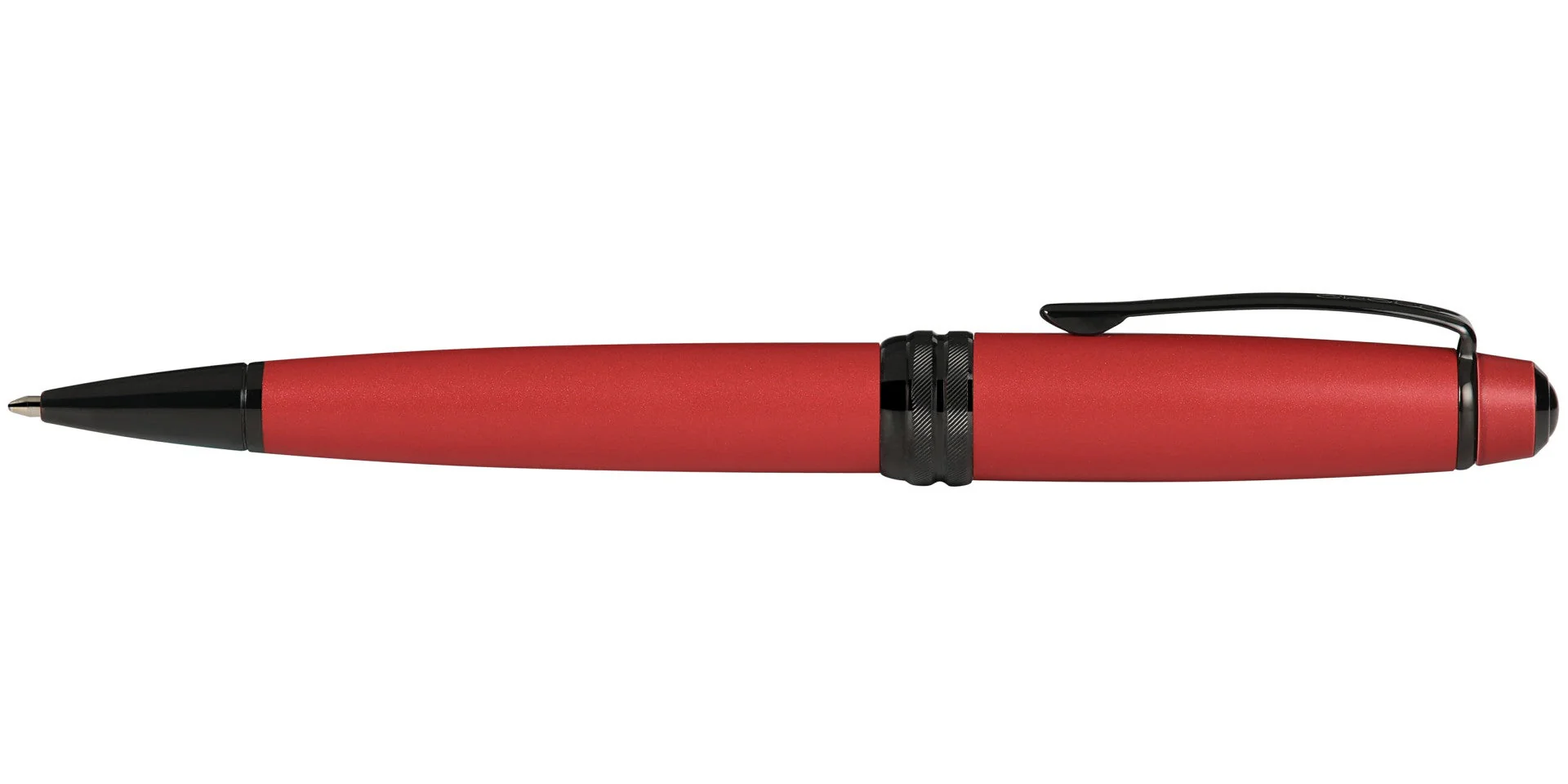 Bailey™ Matte Red Lacquer Ballpoint Pen - Image 5