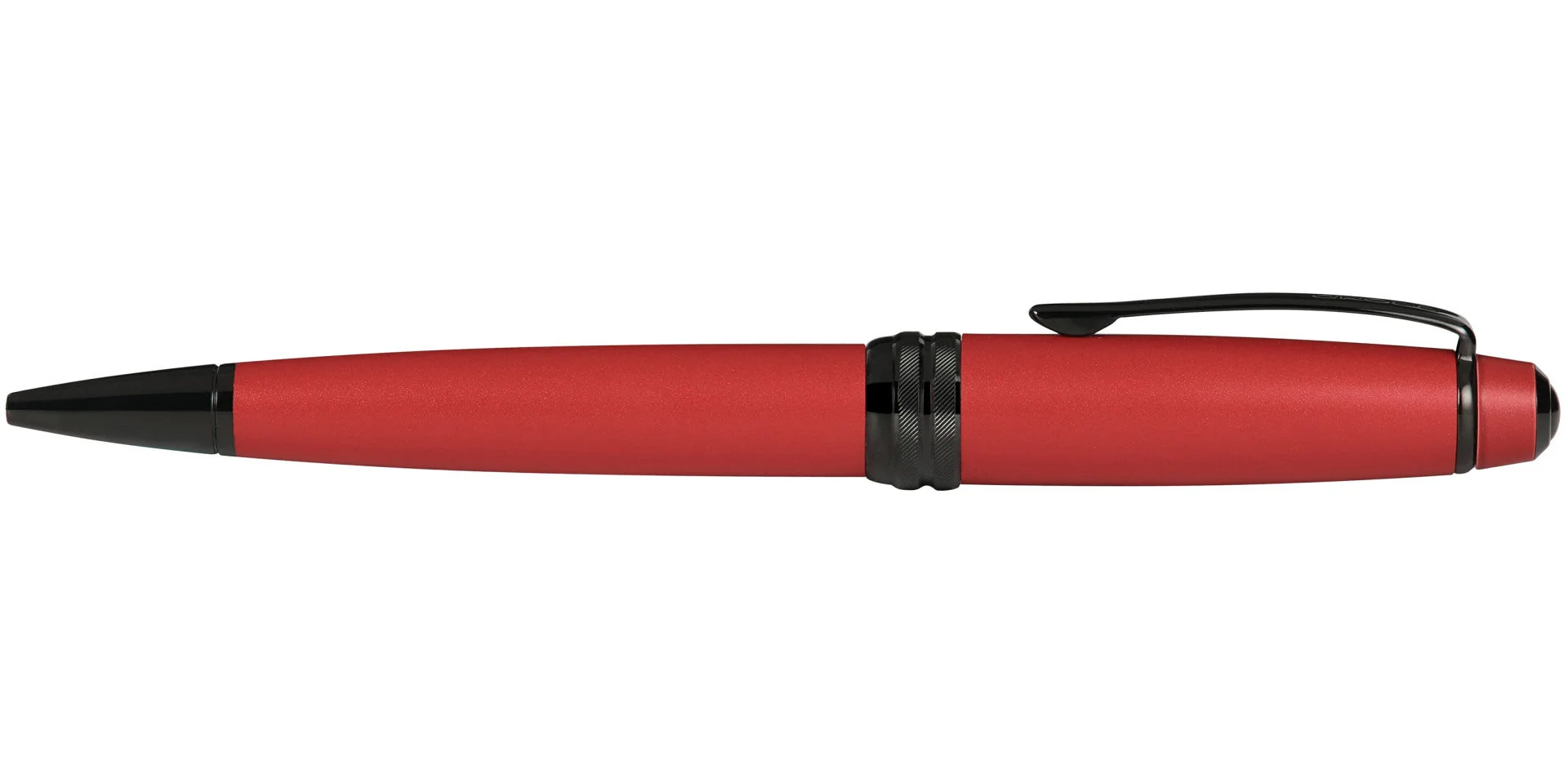 Bailey™ Matte Red Lacquer Ballpoint Pen - Image 7