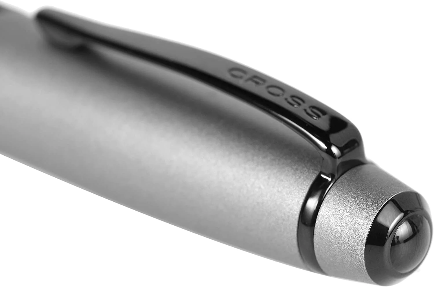 Bailey™ Matte Gray Lacquer Rollerball Pen - Image 3