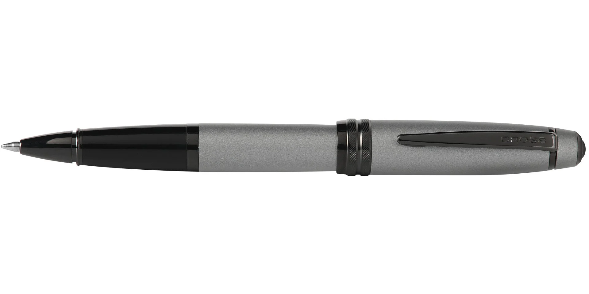 Bailey™ Matte Gray Lacquer Rollerball Pen - Image 5