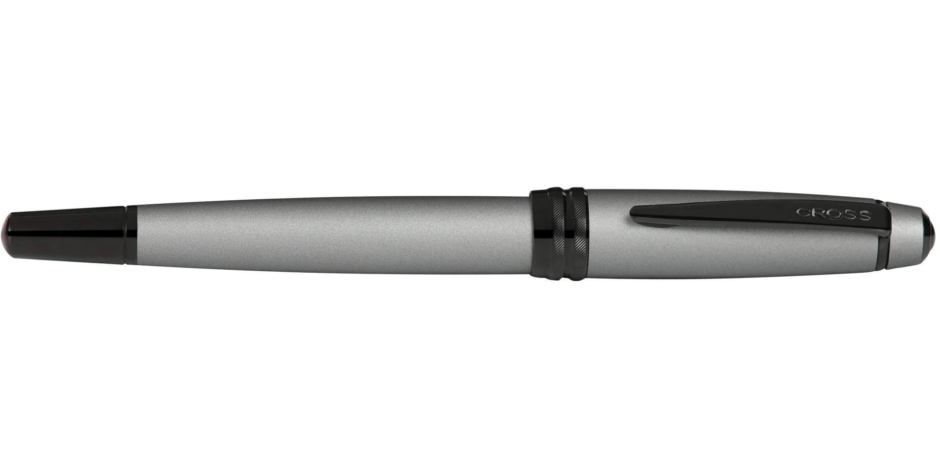 Bailey™ Matte Gray Lacquer Rollerball Pen - Image 7