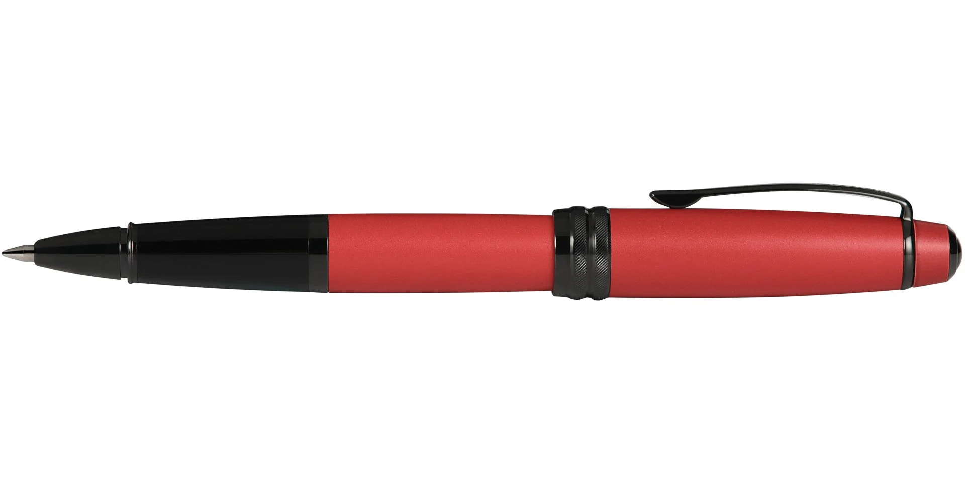 Bailey™ Matte Red Lacquer Rollerball Pen - Image 5
