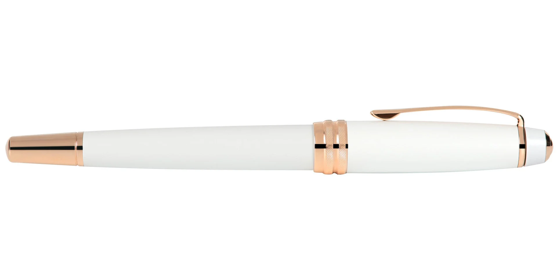 Bailey™ Pearlescent White Lacquer Rollerball Pen - Image 7