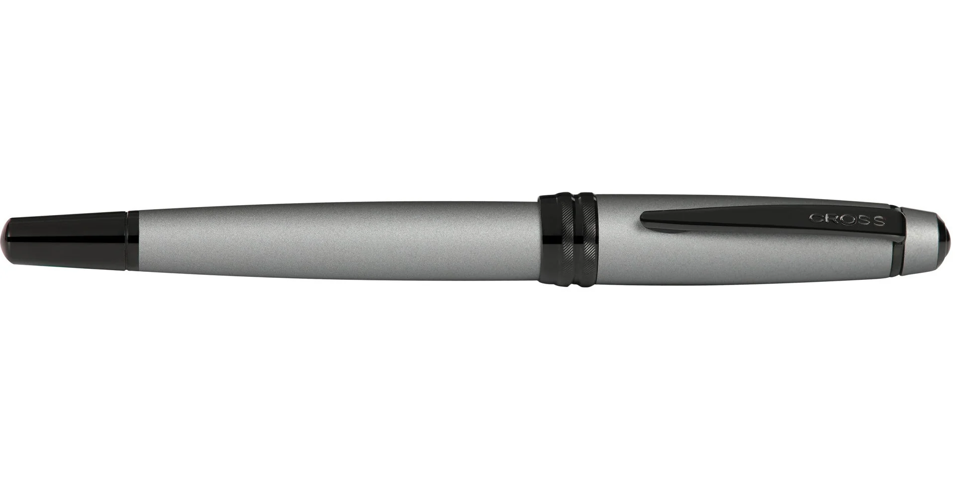 Bailey™ Matte Gray Lacquer Stainless Steel Fine Nib Fountain Pen - Image 7