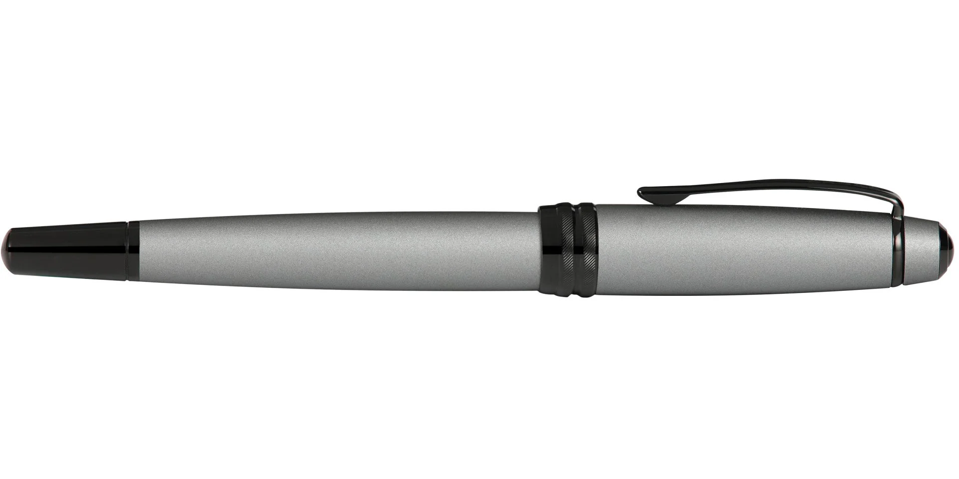 Bailey™ Matte Gray Lacquer Stainless Steel Medium Nib Fountain Pen - Image 7