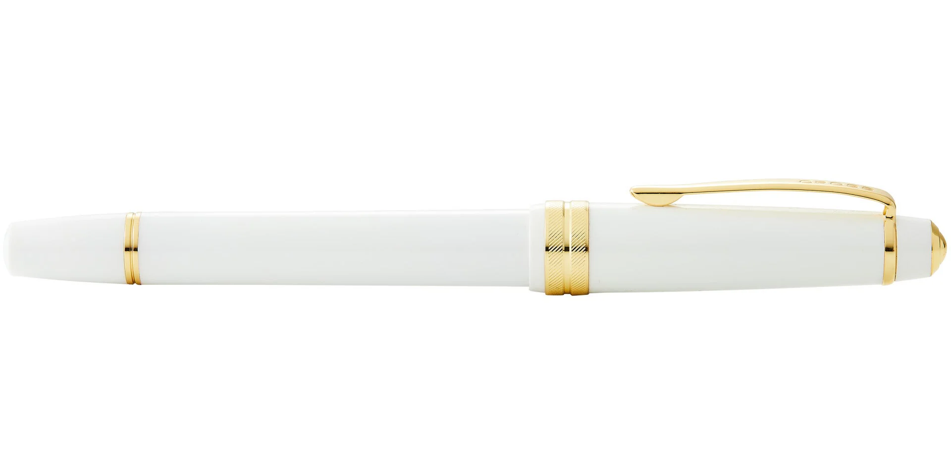 Bailey Light™ Polished White Resin and Gold Tone Fine Nib Fountain Pen - Image 6